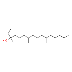 3,7,11,15-tetramethylhexadecan-3-ol structure