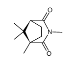 N-methylcamphor-imide Structure