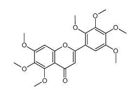 2',3',4',5,5',6,7-heptamethoxyflavone Structure