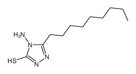 4-amino-3-nonyl-1H-1,2,4-triazole-5-thione结构式