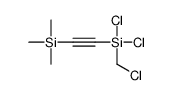 dichloro-(chloromethyl)-(2-trimethylsilylethynyl)silane结构式