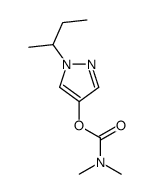 (1-butan-2-ylpyrazol-4-yl) N,N-dimethylcarbamate结构式