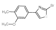 2-BROMO-4-(3-METHOXY-4-METHYL-PHENYL)-THIAZOLE Structure