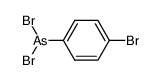 p-Bromophenyldibromoarsine Structure