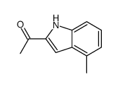 1-(4-Methyl-1H-indol-2-yl)ethanone Structure