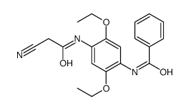 N-[4-[(2-cyanoacetyl)amino]-2,5-diethoxyphenyl]benzamide结构式