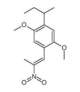 1-butan-2-yl-2,5-dimethoxy-4-(2-nitroprop-1-enyl)benzene Structure