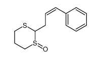 2-(3-phenylprop-2-enyl)-1,3-dithiane 1-oxide结构式