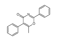 6-methyl-2,5-diphenyl-1,3-oxazin-4-one Structure