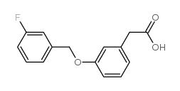 2-(3-((3-Fluorobenzyl)oxy)phenyl)acetic acid structure