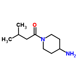 1-(4-Amino-1-piperidinyl)-3-methyl-1-butanone Structure
