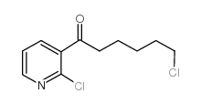 6-chloro-1-(2-chloropyridin-3-yl)hexan-1-one structure