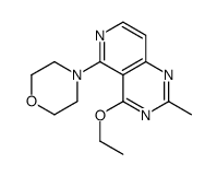 4-(4-ethoxy-2-methylpyrido[4,3-d]pyrimidin-5-yl)morpholine结构式