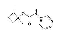Cyclobutanol, 1,2-dimethyl-, carbanilate (7CI) structure