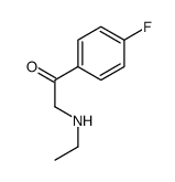 2-(ethylamino)-1-(4-fluorophenyl)ethanone结构式
