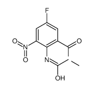 methyl 2-acetamido-5-fluoro-3-nitrobenzoate Structure