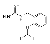 2-[[2-(difluoromethoxy)phenyl]methyl]guanidine结构式