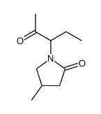 4-methyl-1-(2-oxopentan-3-yl)pyrrolidin-2-one Structure