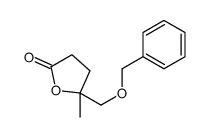 5-methyl-5-(phenylmethoxymethyl)oxolan-2-one Structure