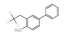 1,1'-Biphenyl,4-methyl-3-(2,2,2-trichloroethyl)- Structure