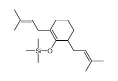 [2,6-bis(3-methylbut-2-enyl)cyclohexen-1-yl]oxy-trimethylsilane结构式