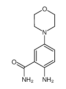 2-amino-5-(morpholin-4-yl)benzamide Structure