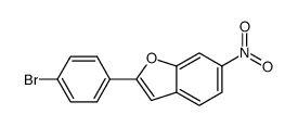 2-(4-bromophenyl)-6-nitro-1-benzofuran结构式