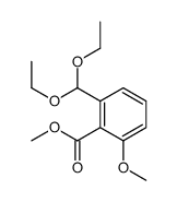 methyl 2-(diethoxymethyl)-6-methoxybenzoate Structure