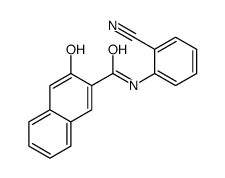 N-(2-cyanophenyl)-3-hydroxynaphthalene-2-carboxamide Structure