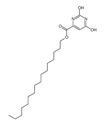 hexadecyl 1,2,3,6-tetrahydro-2,6-dioxopyrimidine-4-carboxylate结构式