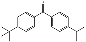 4-tert-Butyl-4'-isopropylbenzophenone结构式