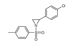 2-(4-chlorophenyl)-1-(4-methylphenyl)sulfonylaziridine结构式