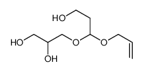 3-(3-hydroxy-1-prop-2-enoxypropoxy)propane-1,2-diol Structure