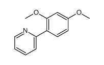 2-(2,4-dimethoxyphenyl)pyridine Structure