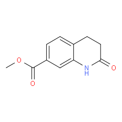 methyl 2-oxo-1,2,3,4-tetrahydroquinoline-7-carboxylate Structure