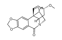 ent-(11S)-11-hydroxy-3β-methoxy-crin-1-en-6-one结构式