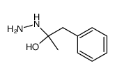 2-Hydrazino-1-phenyl-propan-2-ol结构式