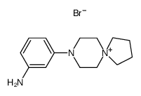 8-(m-aminophenyl)-5,8-diazaspiro[4.5]decane bromide结构式