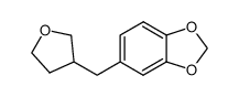 5-tetrahydro[3]furylmethyl-benzo[1,3]dioxole结构式