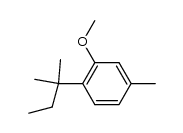 5-methyl-2-tert-pentyl-anisole Structure