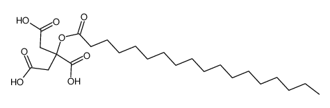 2-stearoyloxy-propane-1,2,3-tricarboxylic acid Structure