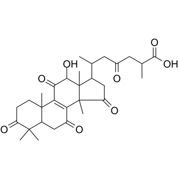 Deacetyl ganoderic acid F Structure