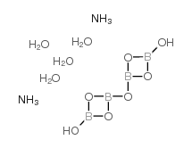 Ammonium biborate tetrahydrate Structure