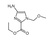 ethyl 4-amino-1-(methoxymethyl)imidazole-2-carboxylate结构式