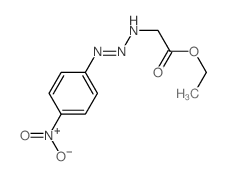 Acetic acid,[3-(4-nitrophenyl)-1-triazenyl]-, ethyl ester (9CI)结构式