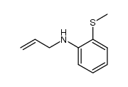 2-methylthio-N-allylaniline Structure