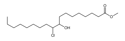 methyl 10-chloro-9-hydroxyoctadecanoate Structure