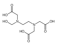 2-[carboxymethyl-[2-[carboxymethyl(hydroxymethyl)amino]ethyl]amino]acetic acid结构式