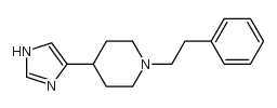 4-(1H-IMIDAZOL-4-YL)-1-PHENETHYL-PIPERIDINE结构式