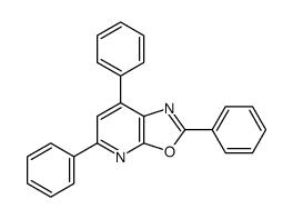 2,5,7-triphenyl-[1,3]oxazolo[5,4-b]pyridine结构式